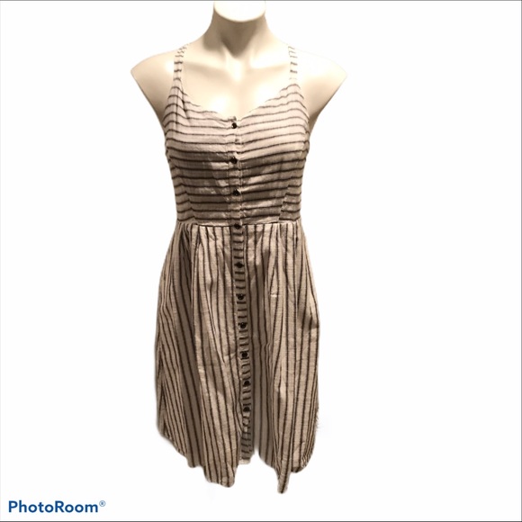 Old Navy Dresses & Skirts - Old Navy Striped Button Front Dress